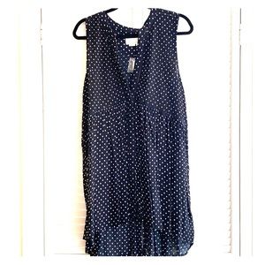 Anthropologie High Low Sleeveless Tunic - L